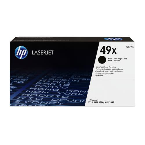 HP 49X toner LaserJet noir grande capacité authentique - Q5949X