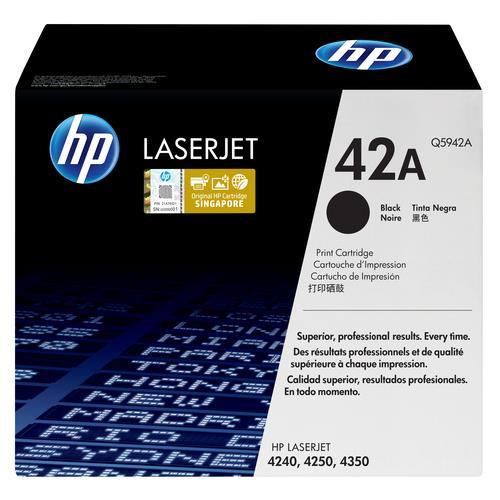 HP 42A toner LaserJet noir authentique - Q5942A