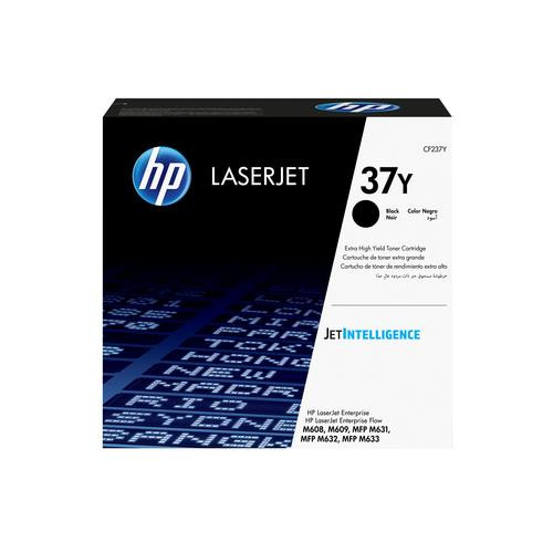 HP Cartouche de toner noir authentique 37Y LaserJet très grande capacité - CF237Y