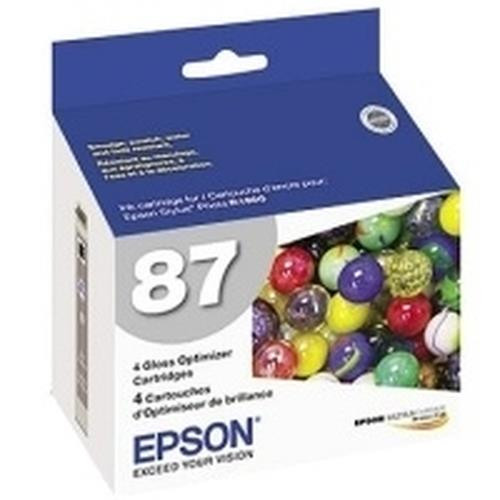 Epson T087020 4-Pack Gloss Optimizer Cartridge cartouche d'encre Original - C13T087020