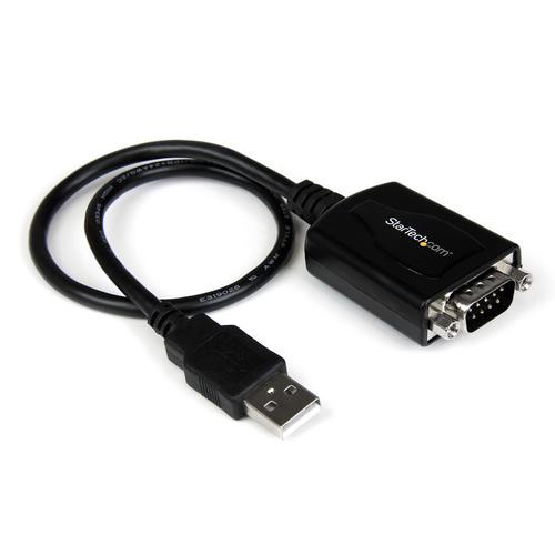 StarTech.com Câble Adaptateur de 30cm USB vers Série DB9 RS232 - Mémorisation de Port COM - ICUSB232PRO