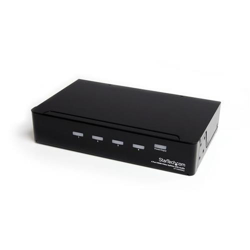 StarTech.com Répartiteur vidéo et amplificateur de signal HDMI haute vitesse à 4 ports avec audio - ST124HDMI2