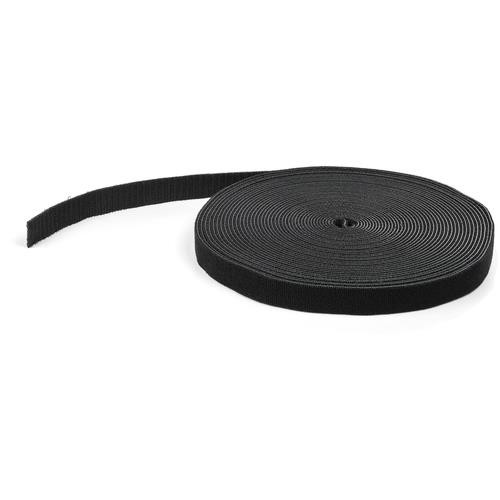 StarTech.com Ruban Auto Agrippant - Rouleau de 15,2 m pour Gestion de Câbles - Ruban Auto-Agrippant - Attaches Câble Ajustables - Sangles de Gestion de Câbles Auto-agrippantes et Réutilisables - Noir - HKLP50