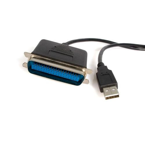 StarTech.com Câble Adaptateur de 3m USB vers 1 Port Parallèle pour Imprimante - Mâle Mâle - ICUSB128410