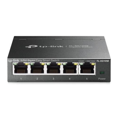 TP-Link  commutateur réseau Géré L2 Gigabit Ethernet (10/100/1000) Noir - TL-SG105E