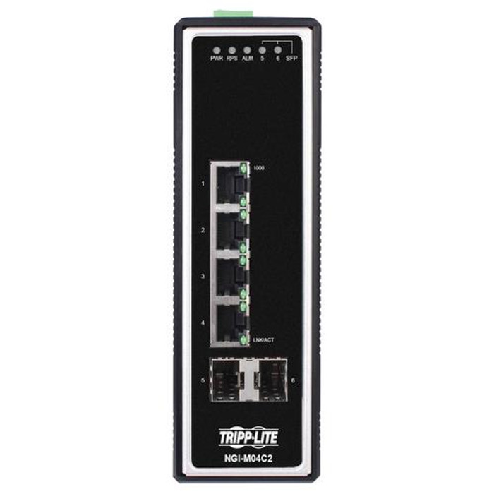Tripp Lite  commutateur réseau Géré Gigabit Ethernet (10/100/1000) Noir - NGI-M04C2