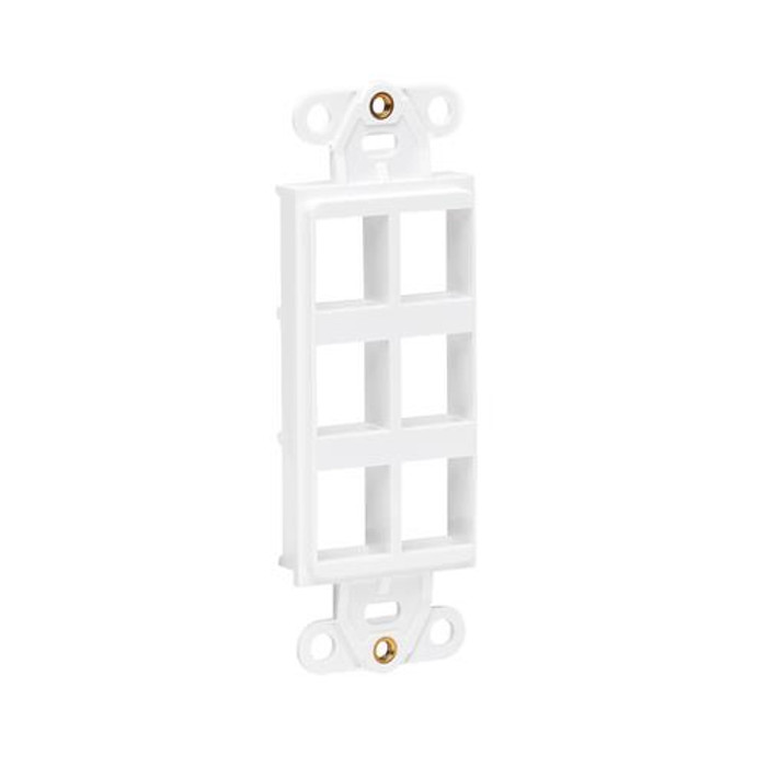 Tripp Lite  Plaque de commutation et obturateur Blanc - N042D-006V-WH