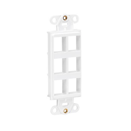 Tripp Lite  Plaque de commutation et obturateur Blanc - N042D-006V-WH