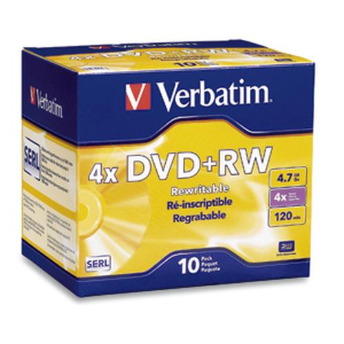 Verbatim DataLifePlus DVD+RW 4,7 Go 10 pièce(s) - 94839