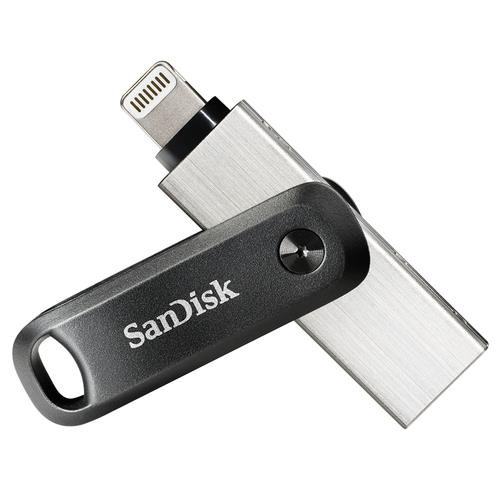SanDisk  lecteur USB flash 128 Go 3.2 Gen 1 (3.1 Gen 1) Gris, Argent - SDIX60N-128G-GN6NE