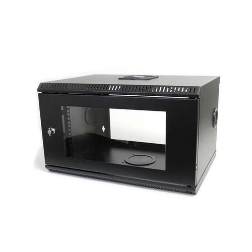 StarTech.com  étagère 6U Rack monté sur le mur Noir - RK619WALL