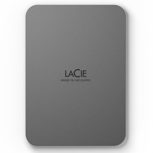 LaCie Mobile Drive Secure disque dur externe 4 To USB Type-C 3.2 Gen 1 (3.1 Gen 1) Gris - STLR4000400