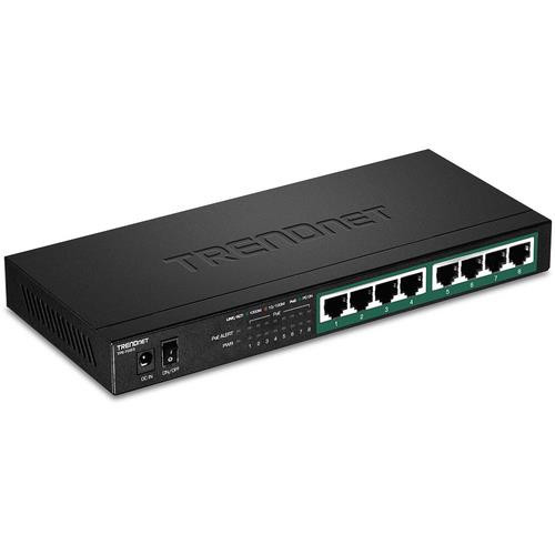 Trendnet  commutateur réseau Non-géré Gigabit Ethernet (10/100/1000) Connexion Ethernet, supportant l'alimentation via ce port (PoE) Noir - TPE-TG83