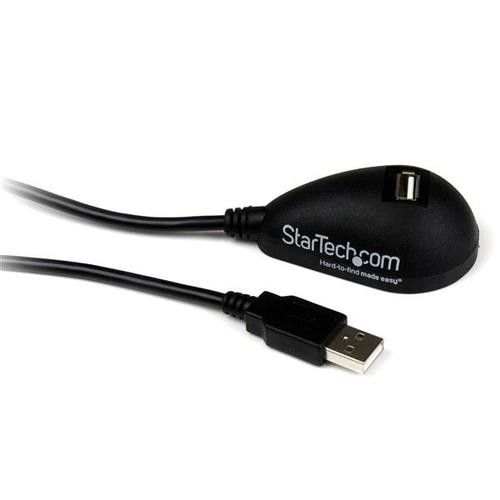 StarTech.com Câble d'Extension Mâle/Femelle USB 2.0 de 1.50m - Prolongateur USB pour Bureau - USBEXTAA5DSK