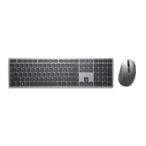 DELL KM7321W clavier Souris incluse Bureau RF sans fil + Bluetooth Gris, Titane - KM7321WGY-CNM