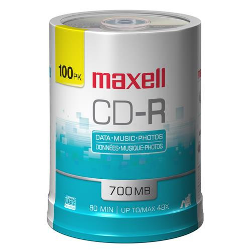 Maxell  CD vierge CD-R 700 Mo 48x 100 pièce(s) - 648200