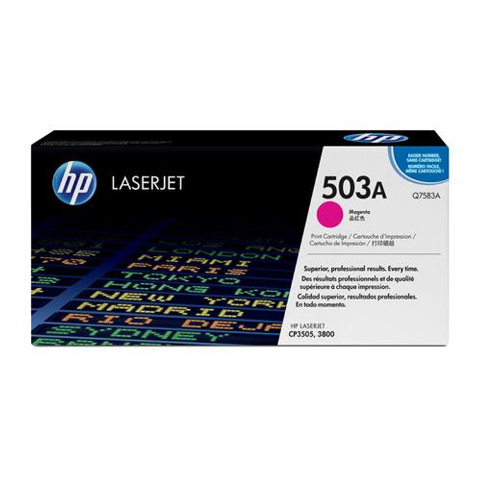 HP 503A Magenta Original LaserJet Toner Cartridge Cartouche de toner 1 pièce(s) - Q7583A