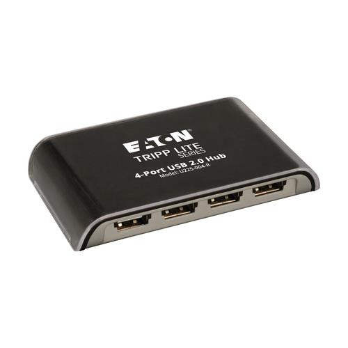 Tripp Lite  hub & concentrateur USB 2.0 480 Mbit/s Noir - U225-004-R