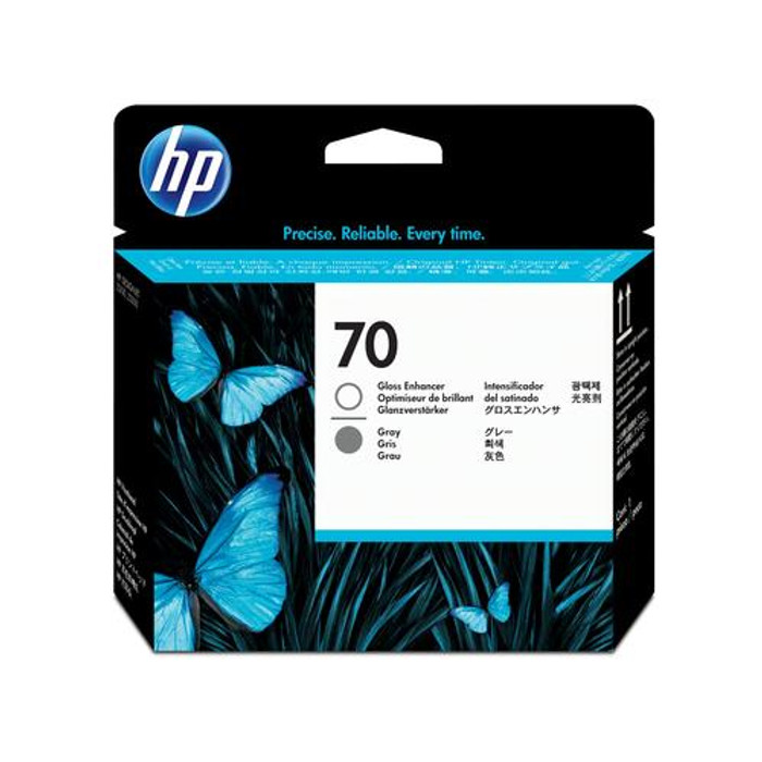 HP 70 optimiseur de brillant et tête d'impression DesignJet grise - C9410A