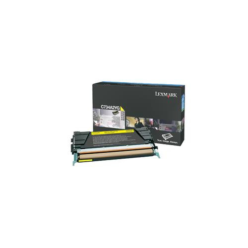 Lexmark  Cartouche de toner Original Jaune - C734A2YG