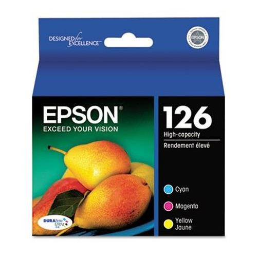 Epson T126520-S cartouche d'encre 3 pièce(s) Original Rendement élevé (XL) Cyan, Magenta, Jaune - C13T126520-S