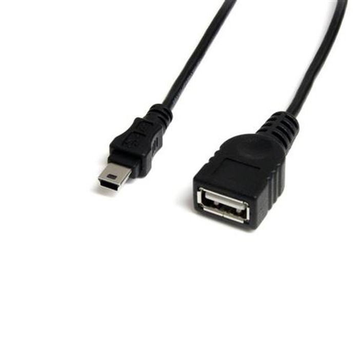 StarTech.com Câble Mini USB 2.0 de 30cm - USB A vers Mini B - F/M - USBMUSBFM1