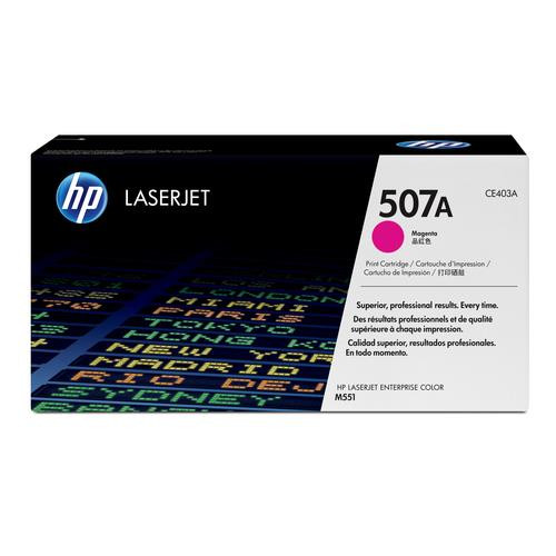 HP 507A toner LaserJet magenta authentique - CE403A