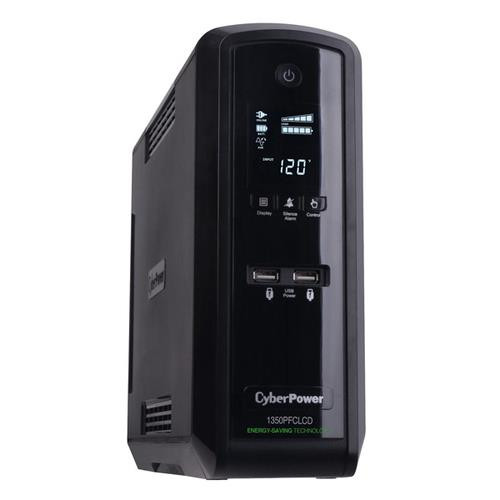 CyberPower  alimentation d'énergie non interruptible Interactivité de ligne 1,35 kVA 810 W 10 sortie(s) CA - CP1350PFCLCD
