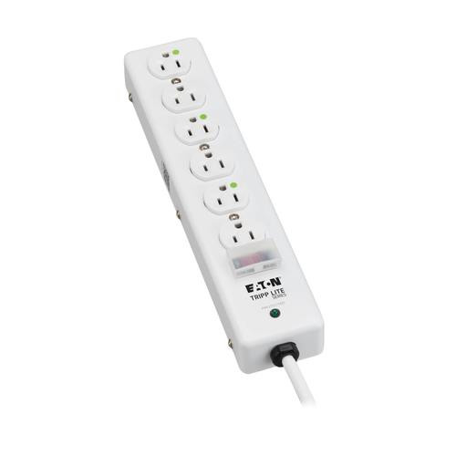 Tripp Lite  protection surtension Blanc 6 sortie(s) CA 120 V 3 m - SPS606HGRA