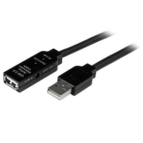 StarTech.com Câble Répéteur USB 15 m - Rallonge / Extension USB Actif - M/F - USB2AAEXT15M