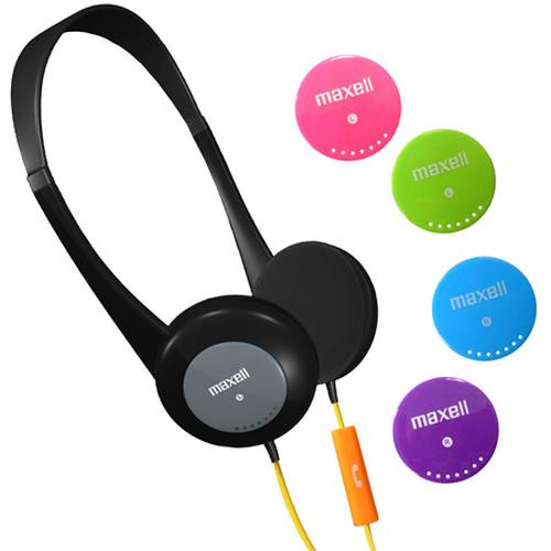 Maxell Action Kids Casque Avec fil Arceau Appels/Musique Multicolore - 195004