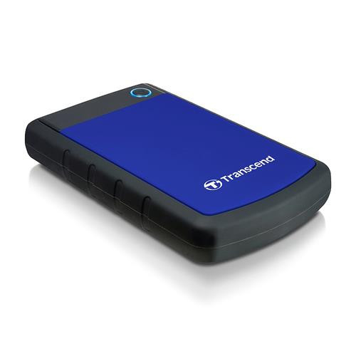 Transcend 2TB StoreJet 25H3 disque dur externe 2 To 2.5" Micro-USB B 3.2 Gen 1 (3.1 Gen 1) Noir, Bleu - TS2TSJ25H3B
