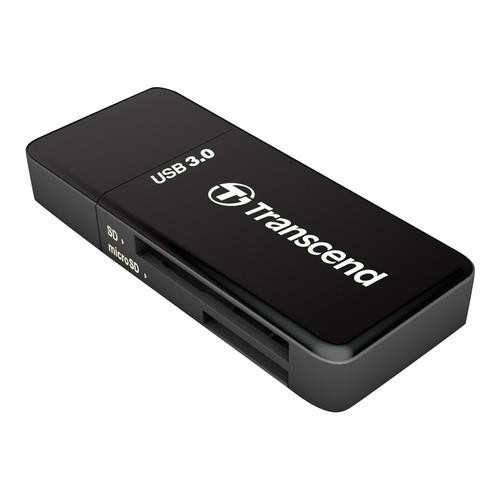 Transcend RDF5 lecteur de carte mémoire USB 3.2 Gen 1 (3.1 Gen 1) Type-A Noir - TS-RDF5K