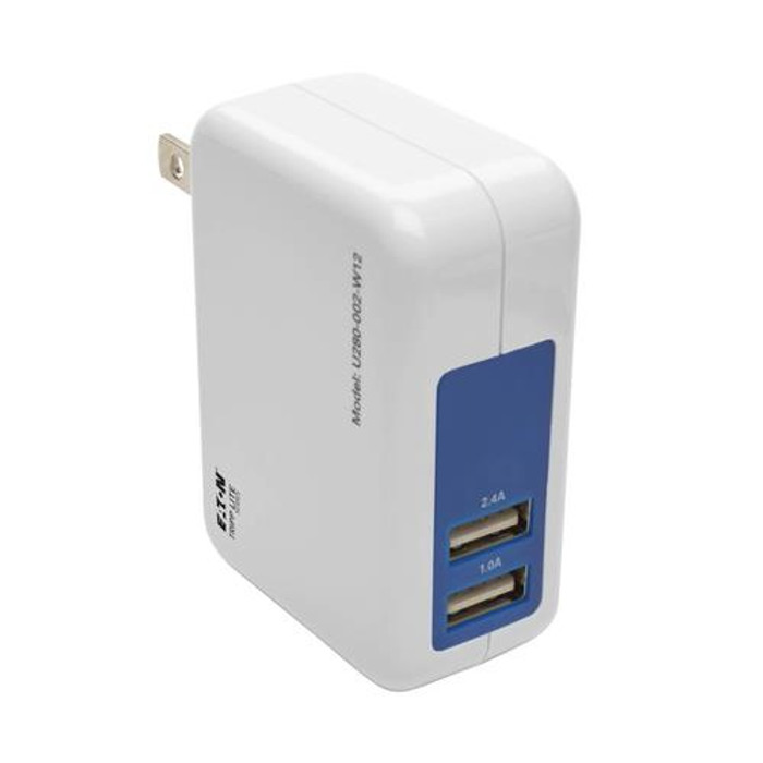 Tripp Lite  chargeur d'appareils mobiles Universel Bleu, Blanc Secteur Intérieure - U280-002-W12