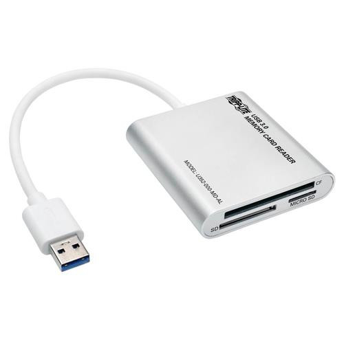 Tripp Lite  lecteur de carte mémoire USB 3.2 Gen 1 (3.1 Gen 1) Type-A Argent - U352-000-MD-AL