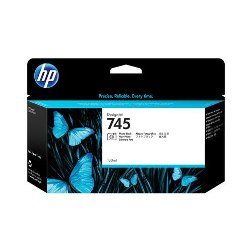 HP Cartouche d'encre DesignJet 745 noir photo, 130 ml - F9J98A