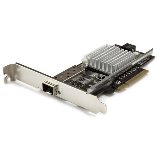 StarTech.com Carte réseau PCI Express à 1 port fibre optique 10 Gigabit Ethernet SFP+ ouvert - Chipset Intel - MM/SM - PEX10000SFPI