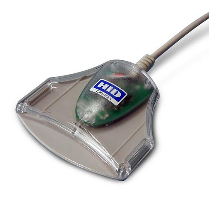 HID Identity OMNIKEY 3021 lecteur de cartes à puce Intérieure USB USB 2.0 Gris, Transparent - R30210315-1