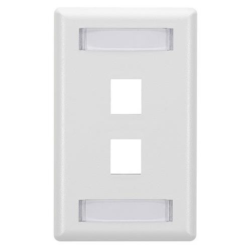 Black Box  Plaque de commutation et obturateur Blanc - WPT464