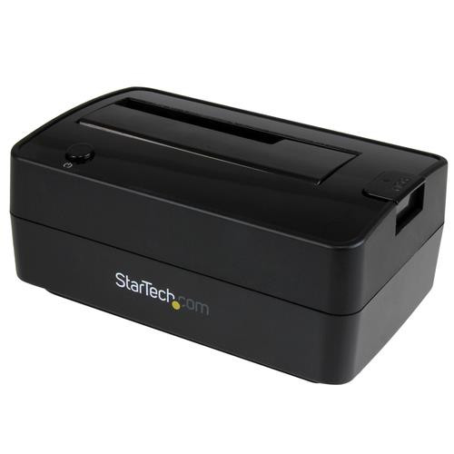 StarTech.com Station d'Accueil pour Disque Dur à 1 Baie USB 3.1 / eSATA vers SATA, Dock pour Disque Dur USB 3.1 (10 Gbps), Station d'Accueil pour Disque Dur Externe 2.5/3.5" SATA III, Chargement par le Haut - SDOCKU313E