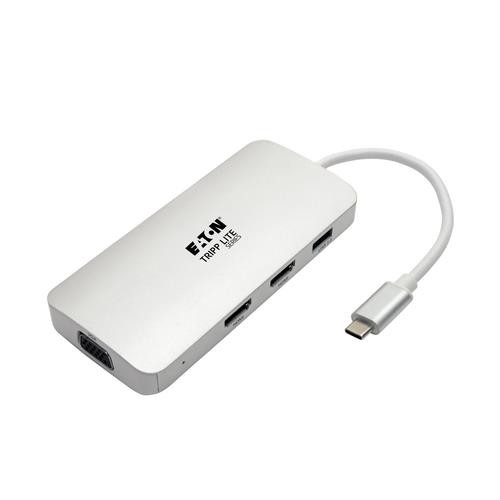 Tripp Lite  station d'accueil USB 3.2 Gen 2 (3.1 Gen 2) Type-C Argent - U442-DOCK12-S