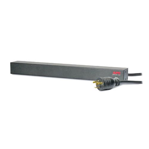 APC Rack PDU, Basic, 1U, 16A, 208V unité de distribution d'énergie Noir - AP9566