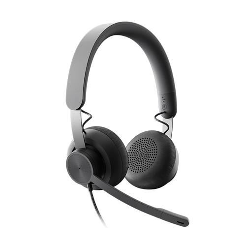 Logitech  casque Avec fil Arceau Bureau/Centre d'appels USB Type-C Graphite - 981-000871