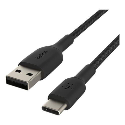 Belkin  câble USB 2 m USB A USB C Noir - CAB002BT2MBK