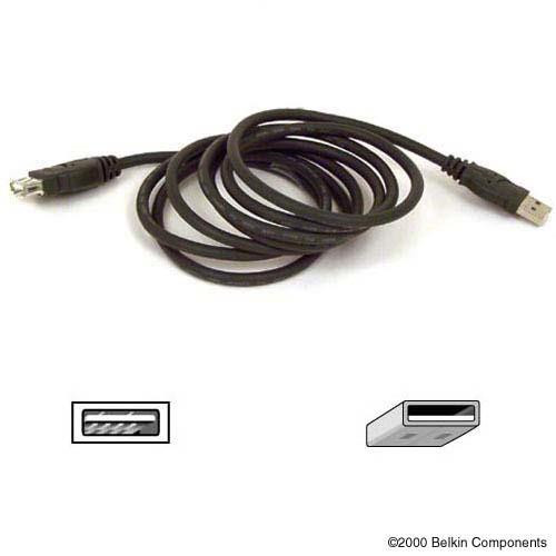 Belkin USB Extension Cable 1.8m câble USB 1,8 m Noir - F3U134B06