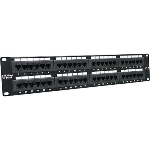 Trendnet 48-port Cat6 Unshielded Patch Panel - TC-P48C6
