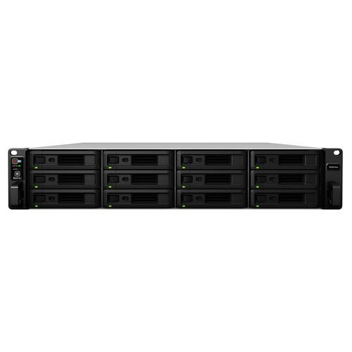 Synology RackStation RS3618xs NAS Rack (2 U) Intel® Xeon® D D-1521 8 Go DDR4 0 To DiskStation Manager Noir - RS3618XS