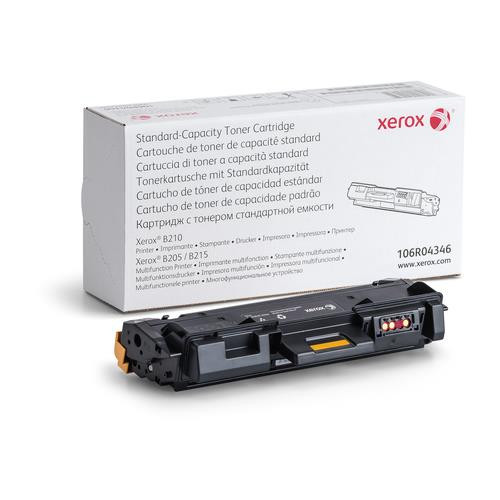 Xerox Cartouche de toner Noir de Capacité standard Imprimante ® B210, Imprimante multifonction ® B205​/​ ® B215 (1500 pages) - - 106R04346