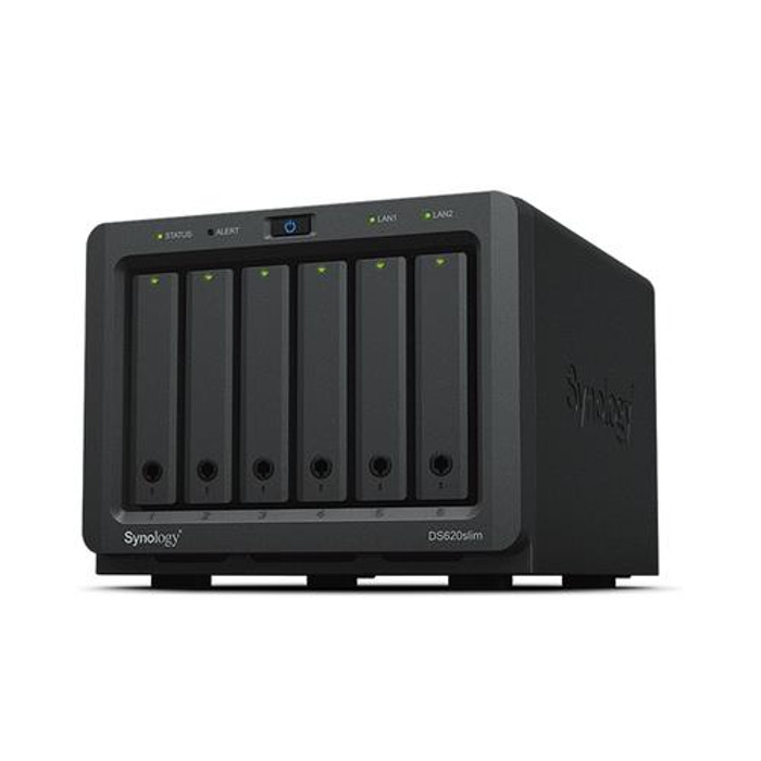 Synology DiskStation  serveur de stockage NAS Bureau Intel® Celeron® J3355 2 Go DDR3L 0 To DiskStation Manager Noir - DS620SLIM