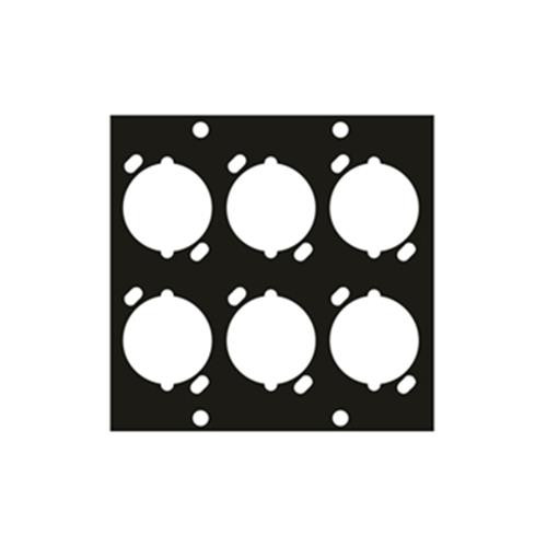 Middle Atlantic Products  accessoire de racks Panneau de connecteurs - UNIV6